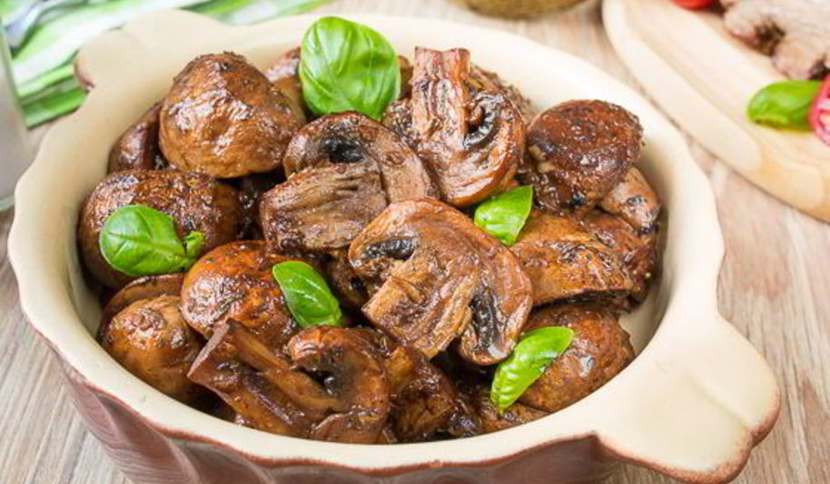 Рецепт запеченные шампиньоны с травами