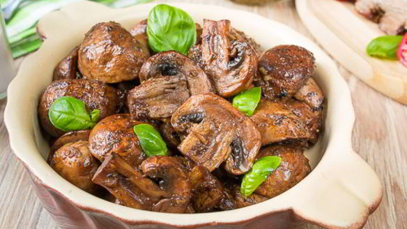 ШАГ 8. запеченные шампиньоны с травами