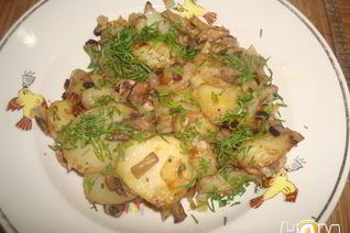 Жаренка с грибами