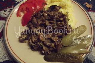 Жаренные шампиньоны в мультиварке