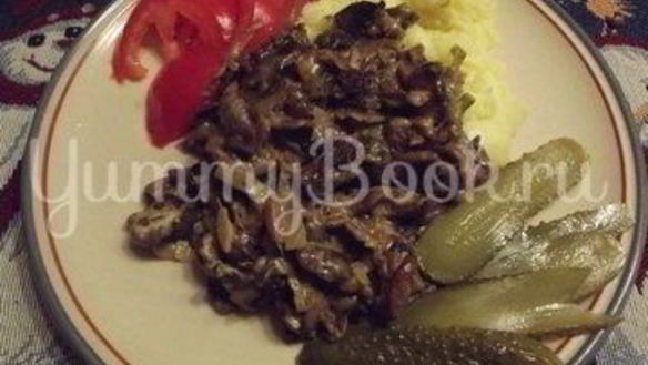 ШАГ 4. жаренные шампиньоны в мультиварке