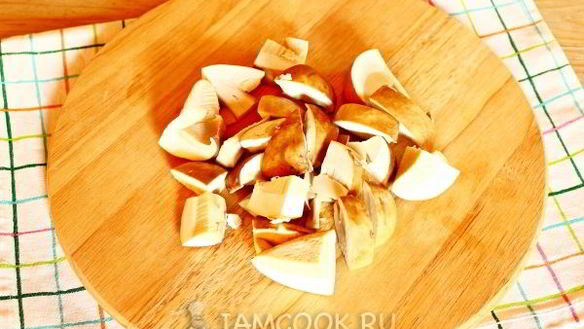 ШАГ 4. жареные белые грибы с луком