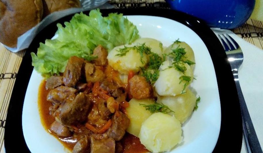 Рецепт гуляш из говядины в мультиварке