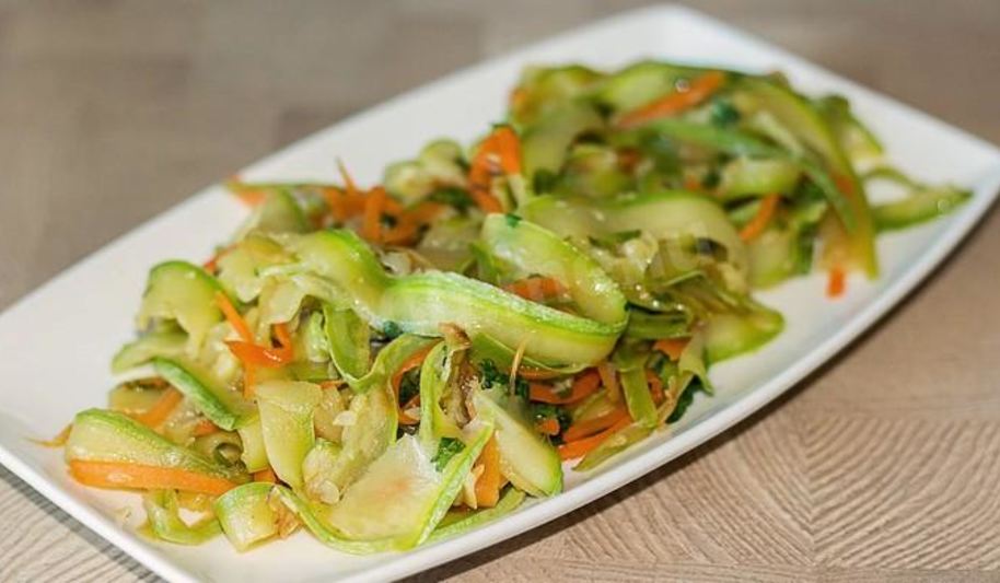 Рецепт кабачковой лапши иза кабачкова