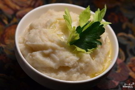 Картофельное пюре с чесноком