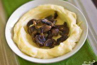 Картофельное пюре с грибами