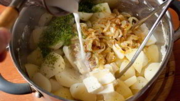 ШАГ 4. картофельное пюре с карамелизированным луком