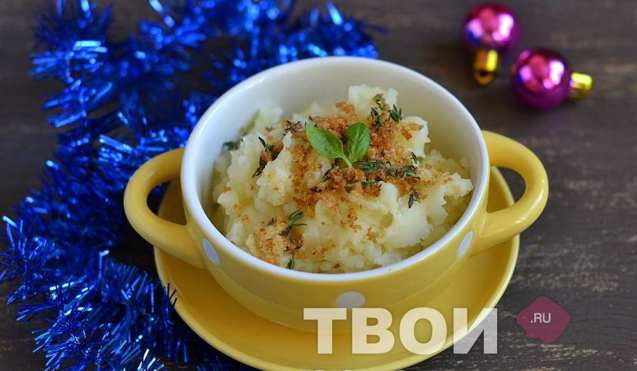 Рецепт картофельное пюре с хрустящим тимьяном