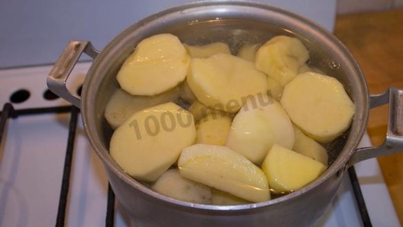 ШАГ 2. картофельное пюре с луком