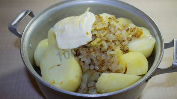 ШАГ 6. картофельное пюре с луком
