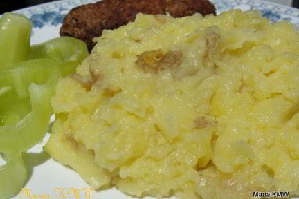 Картофельное пюре с твердым сыром