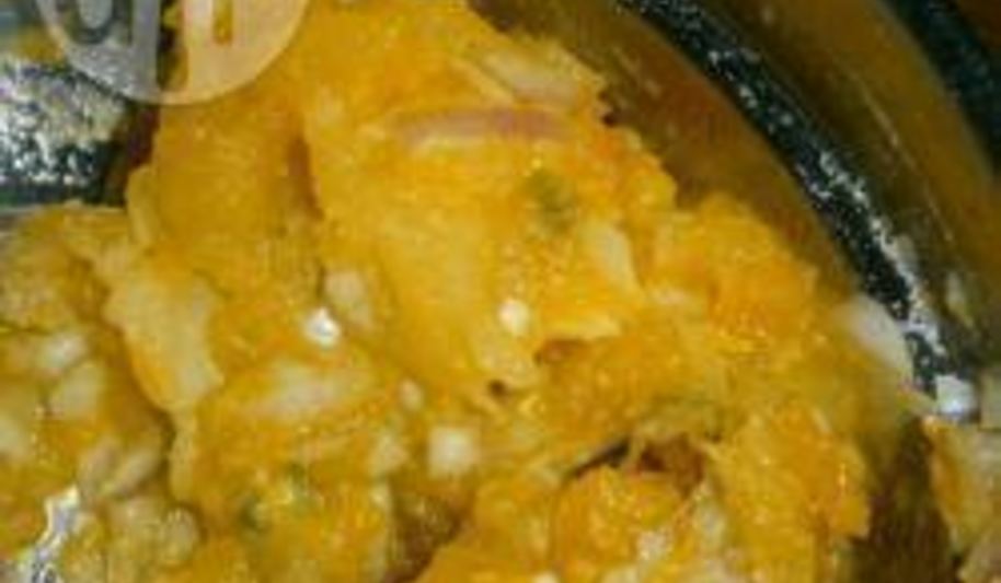 Рецепт картофельное пюре с тыквой