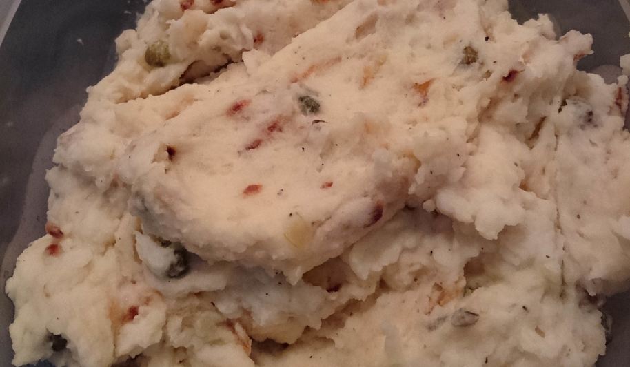 Рецепт картофельное пюре с жареным луком и каперсами