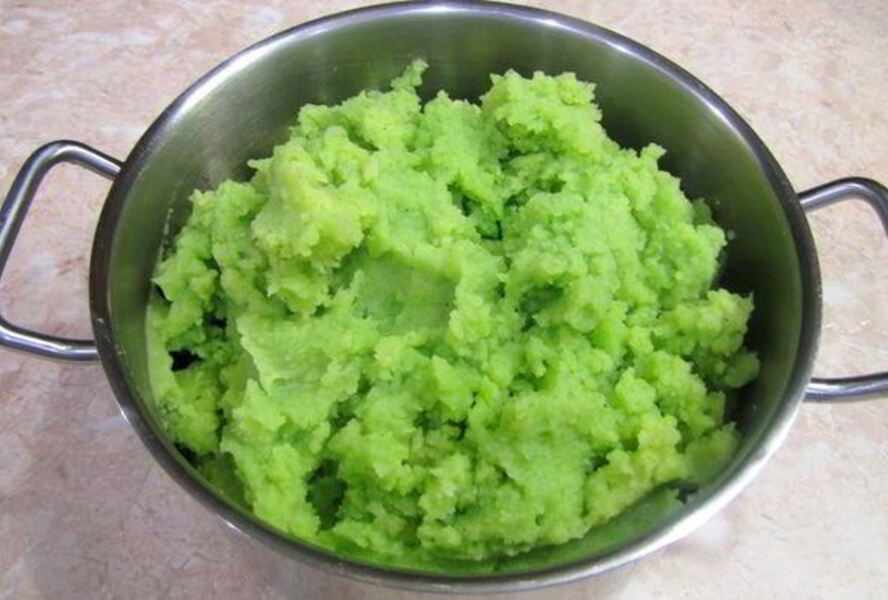 Картофельное пюре со шпинатом