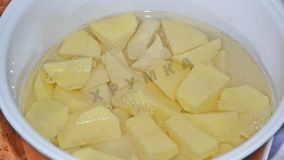 ШАГ 2. картофельное пюре в мультиварке