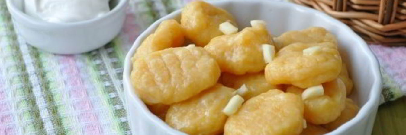 Картофельные ньокки с тыквой