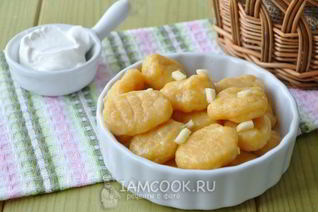 Картофельные ньокки с тыквой