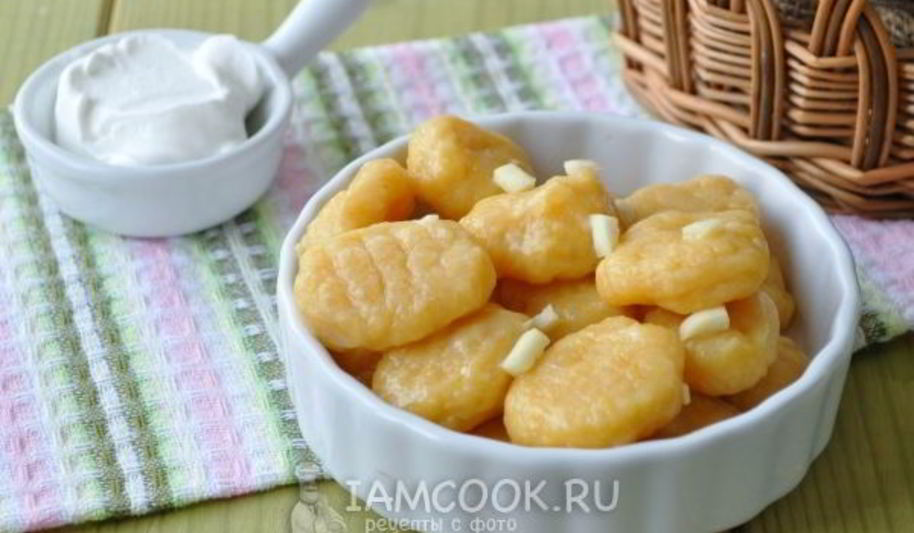Рецепт картофельные ньокки с тыквой