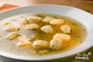 Клецки из манки