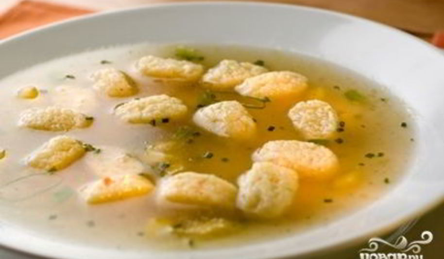 Рецепт клецки из манки