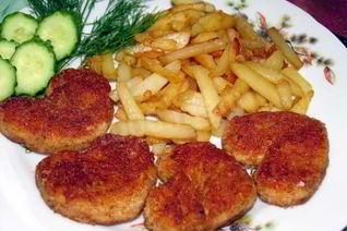 Диетические котлеты куриные
