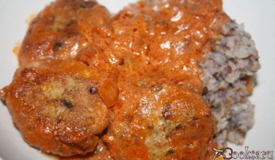 Рецепт индюшиные котлетки со вкусной подливой