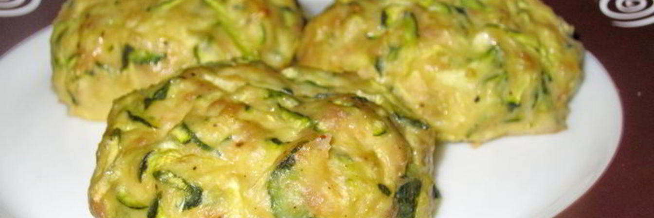 Кабачковые котлеты с фаршем в духовке