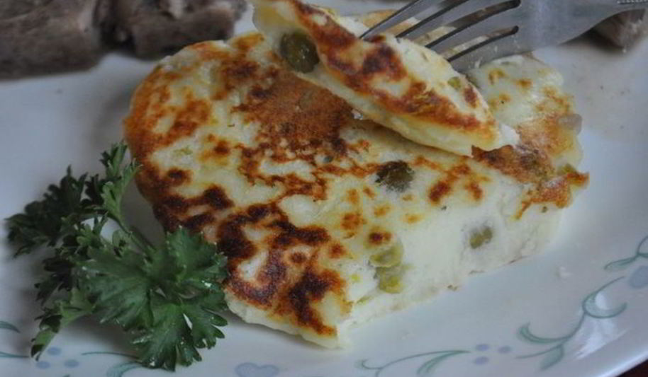 Рецепт картофельные котлеты с зеленым горошком