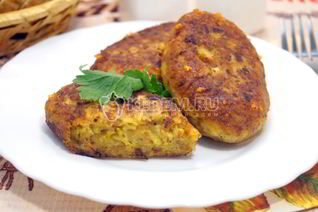 Котлетки из кабачков с сыром