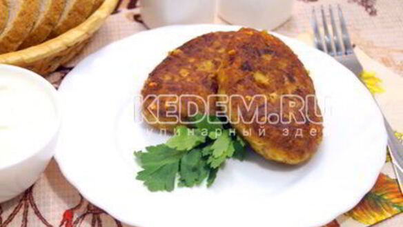 ШАГ 8. котлетки из кабачков с сыром