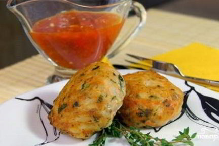 Котлеты из горбуши в духовке