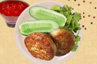 Котлеты из икры трески