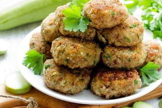 Котлеты из кабачков и кукурузы