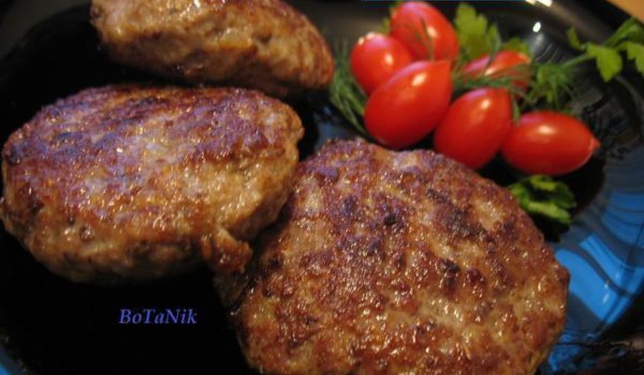 Рецепт котлеты из печени и мяса