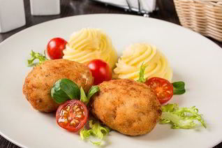Котлеты из трески с сыром