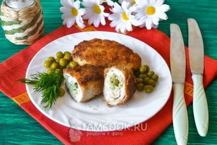 Котлеты по-киевски на сковороде