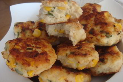 Котлеты с кукурузой