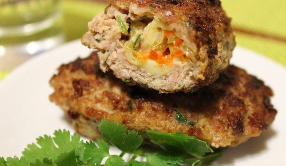 Рецепт котлеты с начинкой