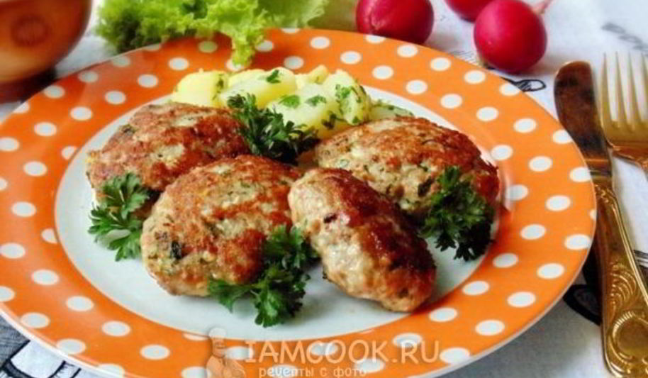 Рецепт котлеты с сыром и отварным яйцом