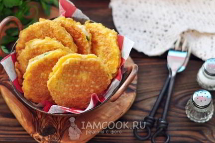 Котлеты в вафельных коржах