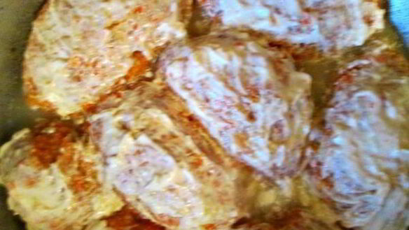 ШАГ 2. куриные котлеты под чесночным соусом