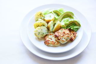 Куриные котлеты с творожным сыром