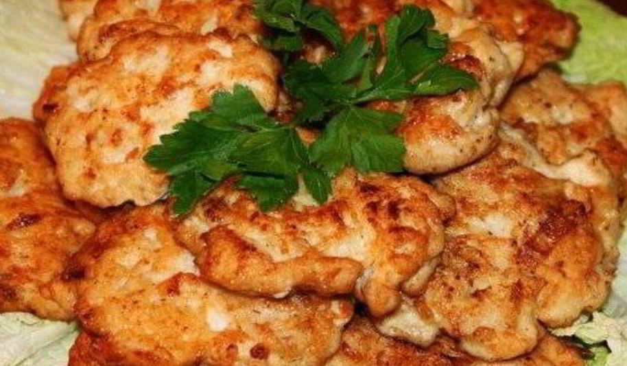 Рецепт куриные рубленые котлеты с плавленым сыром