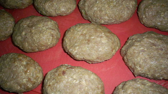 ШАГ 3. мясо-крупяные котлеты для заморозки