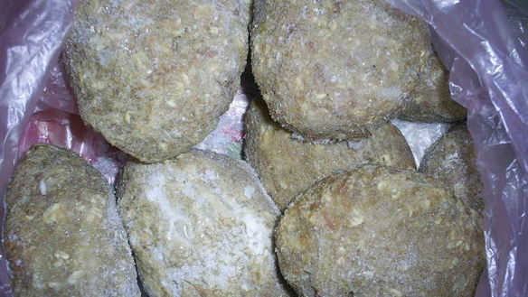 ШАГ 4. мясо-крупяные котлеты для заморозки