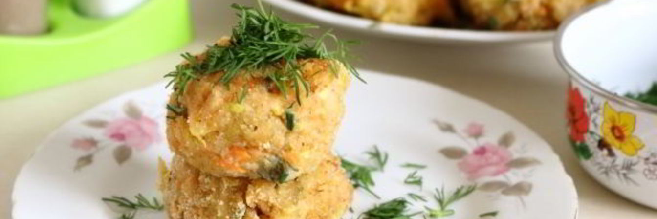 Постные котлеты из кабачков