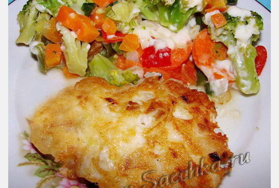 Рыбные рубленые котлеты