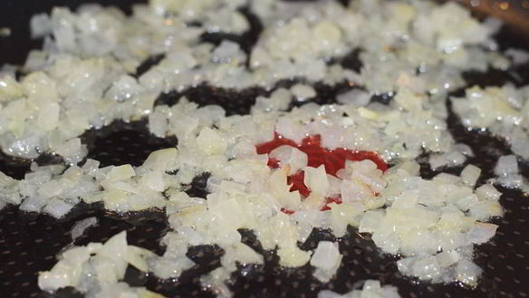 ШАГ 3. стожки из куриного фарша