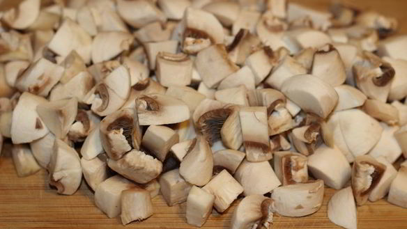 ШАГ 4. стожки из куриного фарша