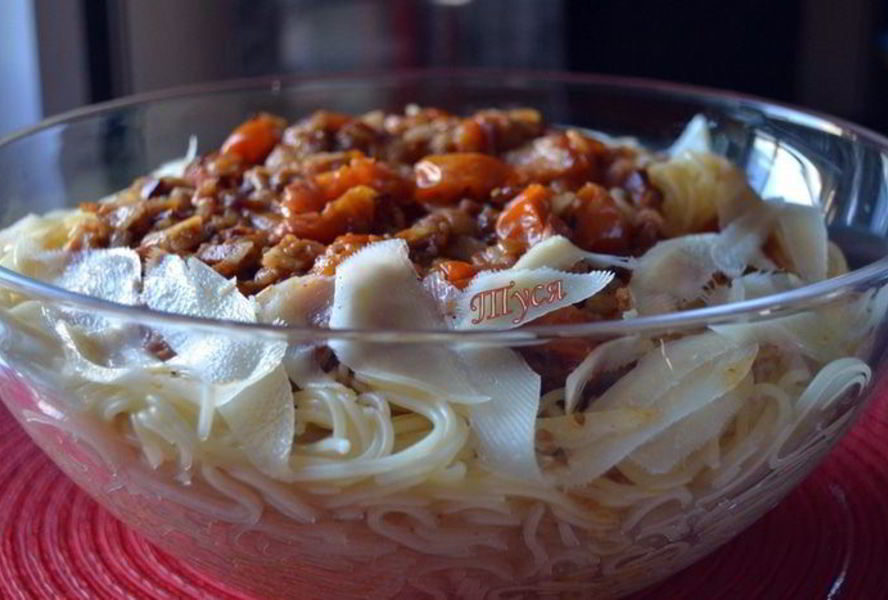 Лапша по-провансальски